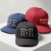 BALLY 字母刺繡棉帆布棒球帽-多款可選