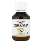 【iHerb】California Gold Nutrition, 寵物歐米伽 3 魚油，貓狗用，3.3 液量盎司（100 毫升）