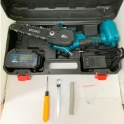 (店+)智玉科技有限公司/鋰電無刷電鏈鋸 JJ(牧田款) 21V 6吋 5.0AH 單電池 /手提式電鏈鋸/單手鋸/修枝鋸