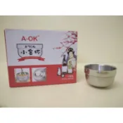 A-OK 304不鏽鋼小金杯 茶杯 小金杯 不鏽鋼隔熱杯 304不鏽鋼茶杯 水杯 咖啡杯 隔熱杯 ㄧ入