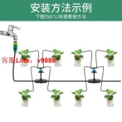 挪威的森林 【咨詢客服應有盡有】嚴選促銷：植物墻果樹盆栽滴灌滴箭一出四滴劍穩流器套裝迷宮式毛管地插四分