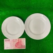 大同瓷器-骨盤.圓盤.甜點盤(大多用於中式餐廳,擺在客人座位桌面上的)