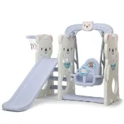 【TOY MONARCH】CHD-161 BEAR SLIDE WITH SWING 小熊鞦韆溜滑梯(可調整滑道高度)