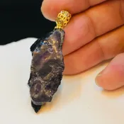 PN218舒俱徠原礦吊墜｜Sugilite｜因果石｜處女座的誕生石