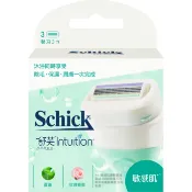 來易購 【Schick舒適牌】 舒芙仕女 除毛刀片 敏感肌用 潤膚皂刀頭 3入