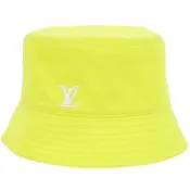 【DOKODEMO】路易威登 Monogram 雙面漁夫帽 M7064L 棉質螢光黃/白色帽子 LV 0364 [二手]LOUIS VUITTON男士