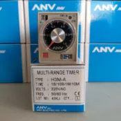 台灣製造_士研電機_ANV_多段式_限時繼電器_定時器_H3M-A_1秒~10分鐘