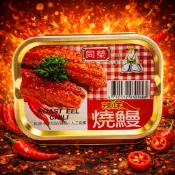 現貨 同榮 豆豉紅燒燒鰻魚 罐頭 即食 海鮮 同榮 燒鰻魚罐頭 辣味 即食 下酒 配飯 配飯必備 即食罐頭
