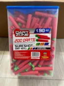 超精準及高速軟彈 200發Dart Zone Pro Covert Ops Dart  NERF
