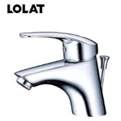 (店+)【LOLAT 羅力】單槍臉盆水龍頭 面盆龍頭 日本進口陶瓷閥芯 台灣製造面盆龍頭 BNN1787