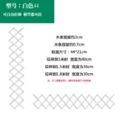 成名在望 戶外柵欄 戶外圍欄 戶外護欄 白色碳化防腐木伸縮木籬笆柵欄圍欄拉網網格花架加厚實木戶外田園『ZW1284』