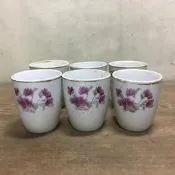 WH13878【四十八號老倉庫】全新 早期 台灣 王冠 杜鵑花 茶杯 150cc 2杯價【懷舊收藏拍片道具】