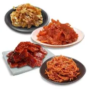 【韓味不二】韓國魚系小菜100g/盒 口味任選(辣墨魚絲/明太魚乾/辣魚脯乾/魚脯絲/墨魚蘿蔔乾醬/辣醃小螃蟹)