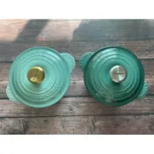 【愛咪雜貨小舖】全新法國Le Creuset 飯鍋 萬用窈窕鍋 鑄鐵鍋 燉飯鍋 燉煮鍋 燉鍋 湯鍋 18cm