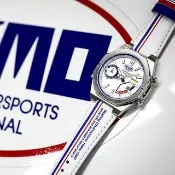 【CASIO 卡西歐】EDIFICE NISMO 傳承系列 賽車聯名款計時手錶 藍芽(ECB-S10NIS-7A)