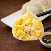 【大妹子手工水餃】玉米雞肉水餃(30入/包) 冷凍水餃 熟食小吃