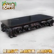 「真實木🗿優選品質」a051大型奇石底座超重型大石頭擺件底座實木托架大號長方形奇石架