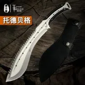 【可開發票】尼泊爾軍刃狗腿彎刃大號開刃廓爾喀戶外生存刀具防身冷兵器彎刀