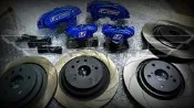 LEXUS is250 is300H GS300 改 GS350 原廠 ADVICS一體式 四活塞 卡鉗 加大碟盤