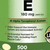 【美國 進口 】可克蘭Kirk/l and 維生素 E 維他 命E vitamin E 180 mg 500顆 膠囊