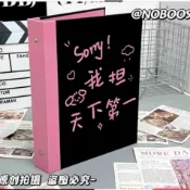 新款優惠 小卡收納相冊展示冊 照片卡冊新年禮物我擔天下第一卡冊A5四宮格活頁卡冊可拆卸3寸小卡收納冊
