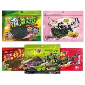 (店+)【CHARA 微百貨】巧益 瘋爆 海苔 烤海苔  酥爆 原味 川蜀 椒麻 玫瑰椒鹽 梅子 加厚 炸海苔