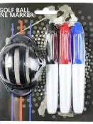 包郵高爾夫三線畫線器 畫球器盒裝下場用品 畫線器 3色專用畫線筆
