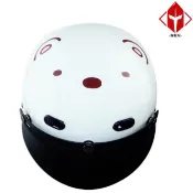 華泰 K-825/K825 SG-3  角落小夥伴雪帽 安全帽 白熊大臉-白 雪帽 半罩 單帽子 不含鏡片《淘帽屋》