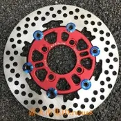 臺灣現貨嘸SX125 嘸3小猴諮 電動機車改裝RP嘸220浮動碟盤 4孔剎車媥剎車碟