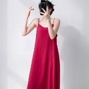 【K.W.】韓國空運輕棉麻纏綿芬芳高品質免穿搭洋裝(小香風/輕量涼感/洋裝/休閒/日系/通勤/渡假)