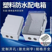 塑膠防水配電箱 戶外防雨監控箱 室內透明控制箱 明裝接線盒 工程電箱 多規格可選 防塵防水 居家商用適用