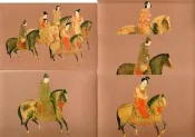 【流動郵幣世界】84年特344麗人行古畫(空白)原圖明信片