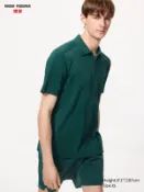 【UNIQLO】男裝/男女適穿​ DRY-EX半開襟POLO衫(短袖) 482306