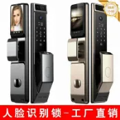 柳岸小舖 【3D人臉辨識】智能電子鎖 指紋鎖 防盜門鎖 入戶門鎖 全自動門鎖 可視貓眼 塗鴉智能 遠端開門 虛位密碼 防撬警報 家用推薦