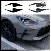 【品質保障】適用Toyota GR86 2022+ 前保桿風刀前風口格柵擾流車貼外飾空力套件