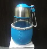 呆萌企鵝玻璃杯 泡茶杯 保溫濾杯