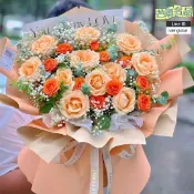 芒果名品 【永恆浪漫】香皂花束 情人節禮物 生日禮物 求婚花束 仿真玫瑰花 成品禮盒 送女友老婆閨蜜 紀念日驚喜
