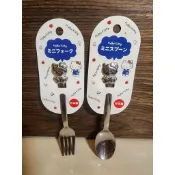Hello kitty 日本製 湯匙 叉子 立體