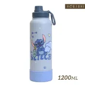 【HOUSUXI官方旗艦】迪士尼史迪奇系列-大容量保冷保溫瓶(附吸管)1200ml