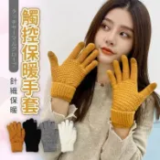 昕購商鋪 快速出貨【可觸控】單色雪尼爾手套 秋冬保暖單品 針織手套 手套 保暖手套可觸控手套 保暖手套 針織手套 秋冬手套 抗寒