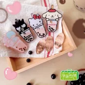 【漫遊台灣XSanrio三麗鷗】珍珠奶茶 紀念幣鑰匙圈 不含紀念幣 HELLO KITTY/布丁狗/酷企鵝/雙星仙子