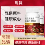 現貨🍩 靈芝山茱萸天麻杜仲葉片 靈芝 山茱 萸天麻 杜仲 60片