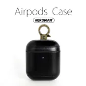 ICARER airpods 防丟扣環版 皮革保護套 通用 1代 2代 防摔 apple airpods 藍牙耳機保護套