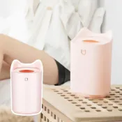 (店+)【蕉蕉購物】大容量雙噴頭七彩香薰加濕器3000ml 香薰香氛機 水氧機 擴香 精油燈 氛圍燈 霧化機