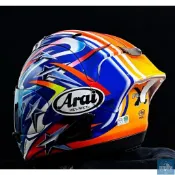 【免運】日本Arai RX-7X  03橘兔大眼Nakano Red 03大眼仔RX7X 安全帽彩繪鴨尾大鴨尾尾翼後導流