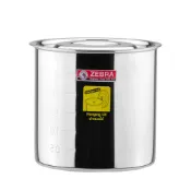 【ZEBRA 斑馬牌】304不鏽鋼佐料罐 16CM 2.5L(量杯 油鍋 內鍋 調理鍋 附刻度)