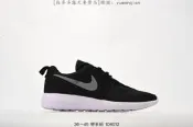 多色【現貨最低價】耐吉 Nike Roshe Run 奧運倫敦壹代 網面輕便透氣跑步款 黑灰 511881 -010