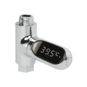 (店+)【新錸家居】升級二代★水溫計LED無耗電水溫感測溫度計(水龍頭數字顯示 嬰兒童洗澡安全電子監控泡澡泡湯)