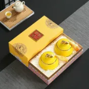 全球選品1館 生活百貨 陶瓷茶葉包裝盒空盒富平柿餅五穀雜糧果乾通用防潮茶葉密封罐禮盒