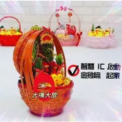 「囍居」有蓋帶路雞 小謝籃帶路雞 結婚帶路雞 起家雞 有雞啼聲 有蓋帶路雞 竹籃帶路雞 女方歸寧用品 多子多孫 入厝雞